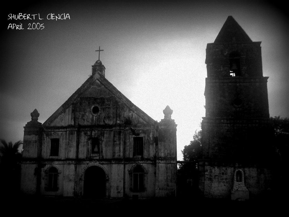 Bombon Parish Church and the Leaning Bell Tower