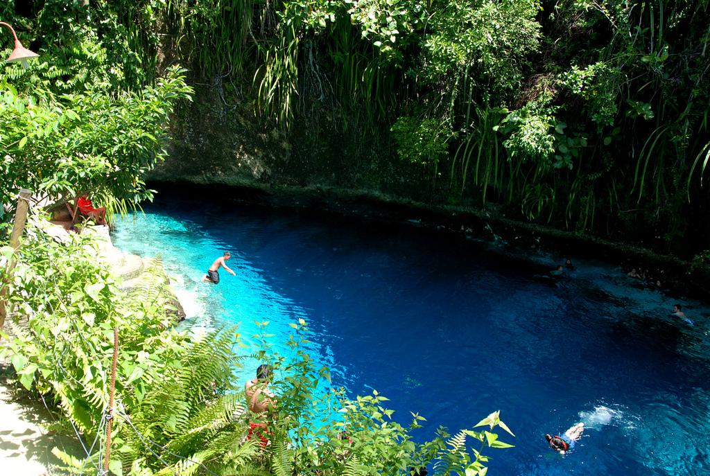 The Enchanted Blue River in Surigao Del Sur
